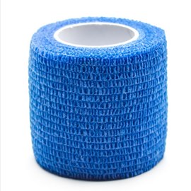Precision Medical Cohesive Wrap Case of 12 Rolls Blue